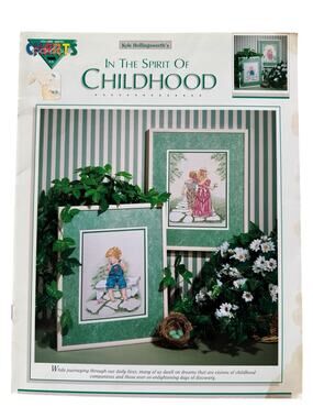 Vintage In The Spirit of Childhood Cross Stitch Design Booklet Kids Friends